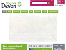 Tablet Screenshot of devonhotels.com